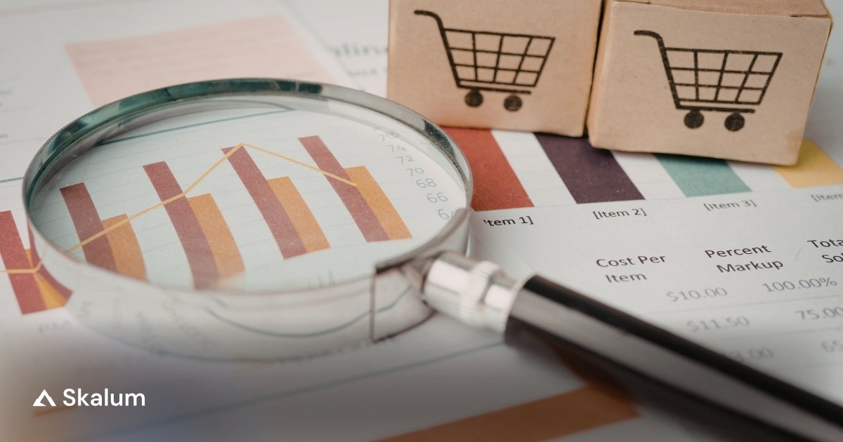 Dunkles Analyse-Dashboard beim Audit von Shopify Canonical URL Problemen