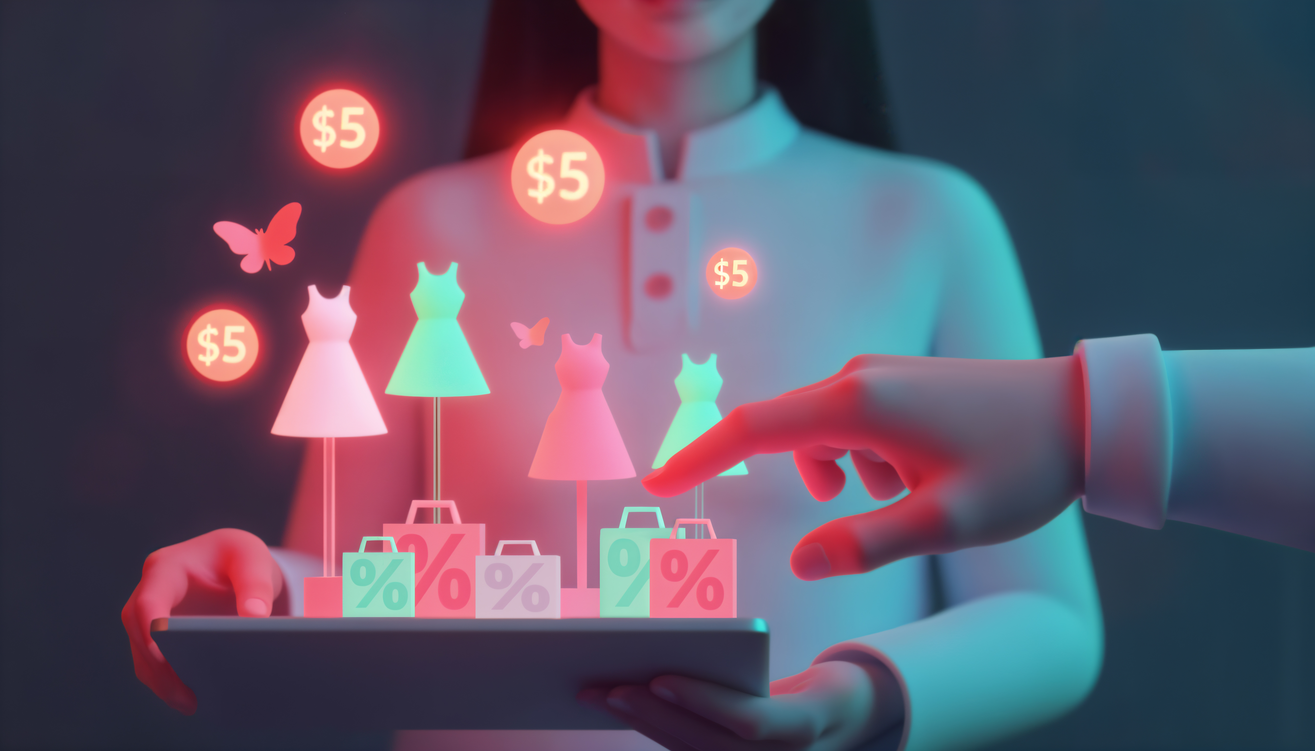Online shopper deciding within seconds whether a store is worth their time